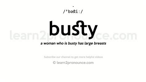 busty meaning in english|BUSTY Definition & Meaning .